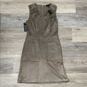 The Limited Taupe Midi Dress